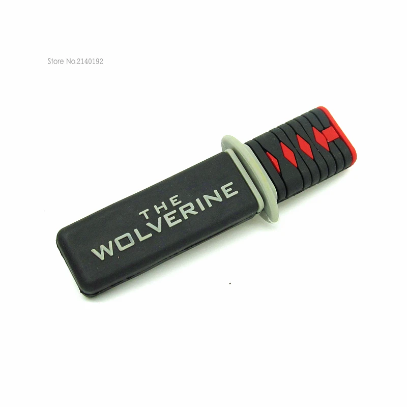 Without base Милый USB флэш-накопитель Самурайский Меч Модель Катана 4 ГБ/8 ГБ/16 ГБ/32 ГБ Флешка U диск флэш-памяти креативный подарок Росомаха - Цвет: Without base