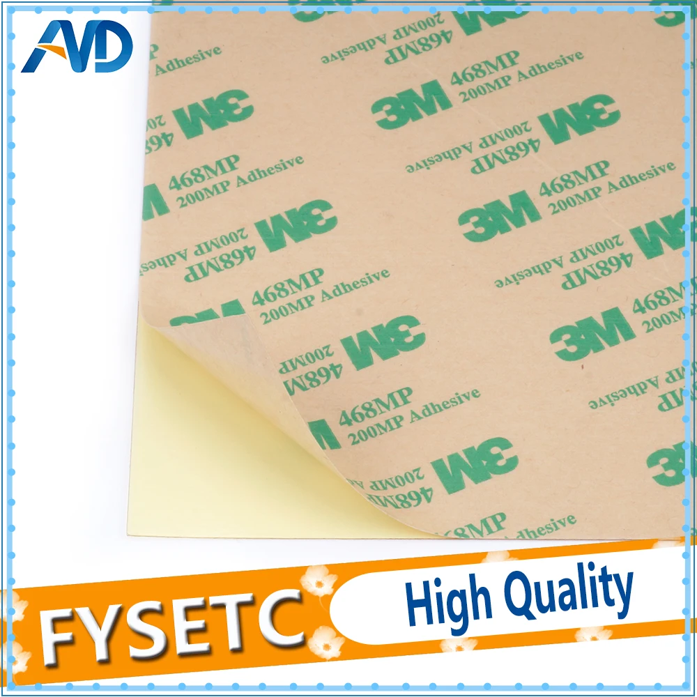 2PCS Cold PEI 150*150*0.3mm Frosted 3D Print Build Surface Polyetherimide Sheet 0.3mm Thickness With 3M 468MP Adhesive | Компьютеры и