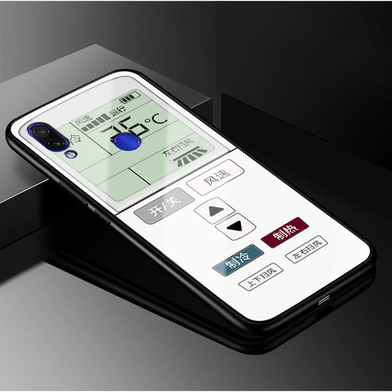 Чехол для Note 7, мягкая силиконовая рамка из ТПУ, жесткая задняя крышка из закаленного стекла, чехол для Xiaomi Redmi Note 7, чехол s Note7, стеклянный корпус