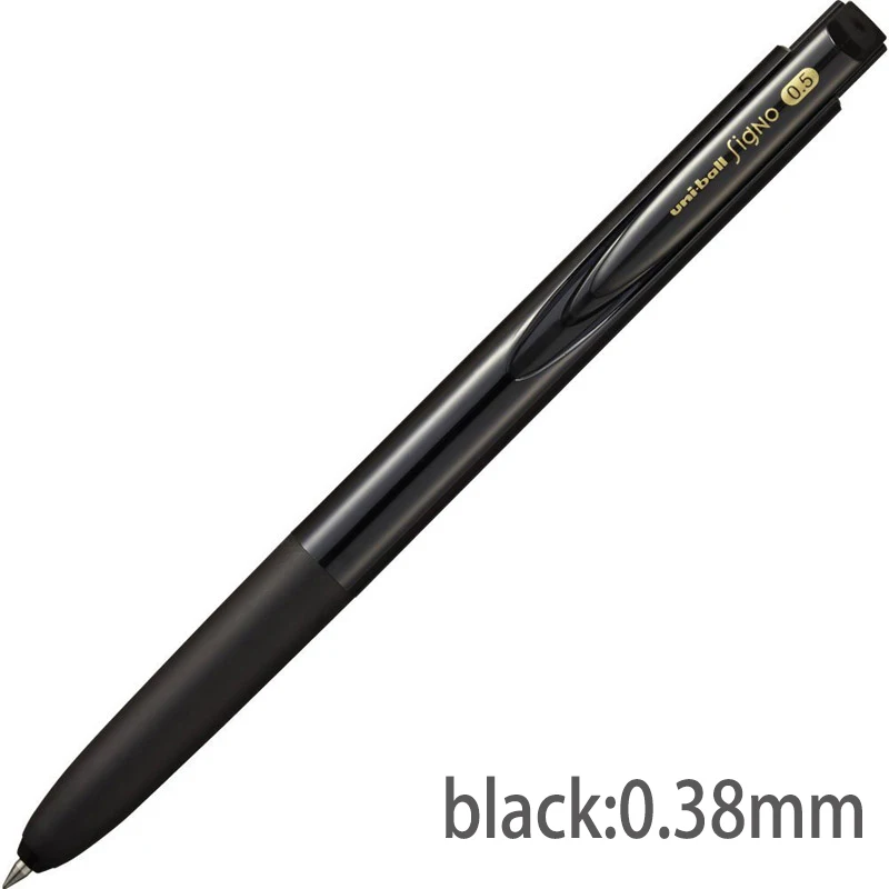 1pc black0.38 UMN155 1 шт Mitsubishi Uni Япония гелевая ручка Uni-ball 0,38/0,5 мм 10 цветов Signo RT1 UMN155 Шариковая/нейтральная ручка школьные и офисные принадлежности - Цвет: 1pc black0.38 UMN155