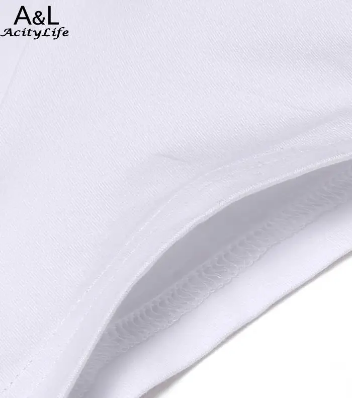Повседневное футболка Plain Crew Neck Slim Fit мягкий короткий рукав Для женщин белый