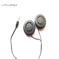 linhuipad black flat headphonescheap headsetsbig size speaker headphones 2pcslot free shipping