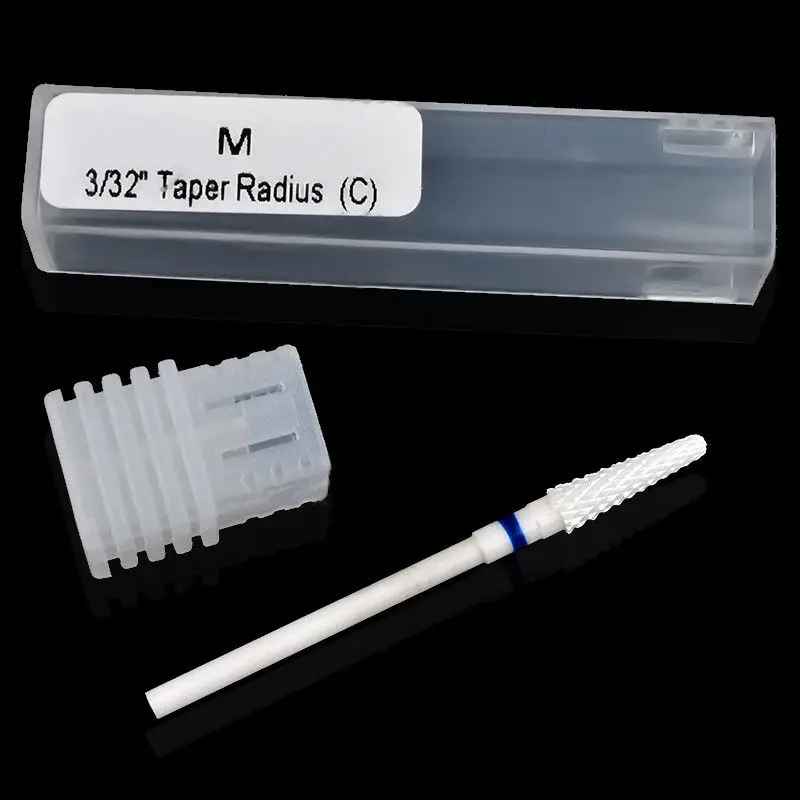 белый керамический ногтевой долото пульпообразный фрезер для ногтей гель