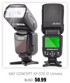 Новейшая K& F концепция KF-150 Вспышка Speedlite Master Slave 14GN вспышка с режимом TTL с отражателем для камеры Nikon D3300 D5300 D7200
