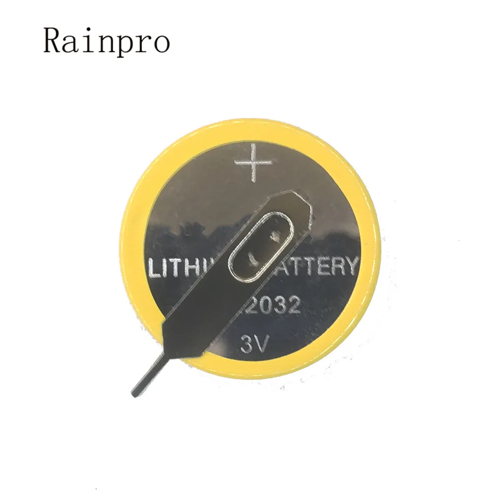 Rainpro 10 шт./лот CR2032 кнопка батареи вертикальный сварочный штифт 3 в 2 штифта|Часовые