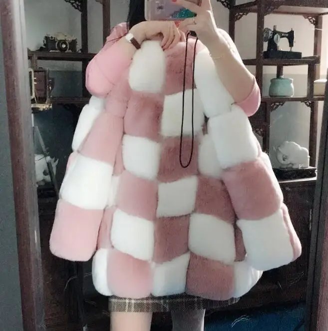 Шуба женская зимняя длинная из искусственного меха 2018|Куртки меха| |