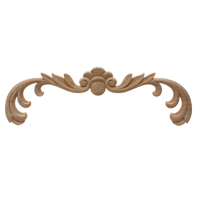 

VZLX The New Listing Wood Carving Angle Flower European Style Lattice Background Wall Applique Home Decoration Accessories
