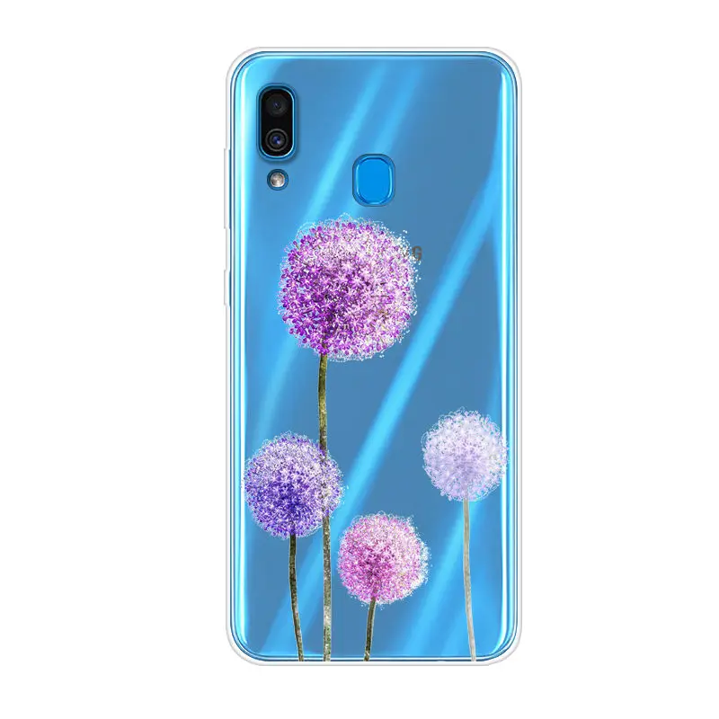 Чехол для Samsung Galaxy A30 силиконовый мягкий чехол из ТПУ телефона A305 A305F задняя крышка
