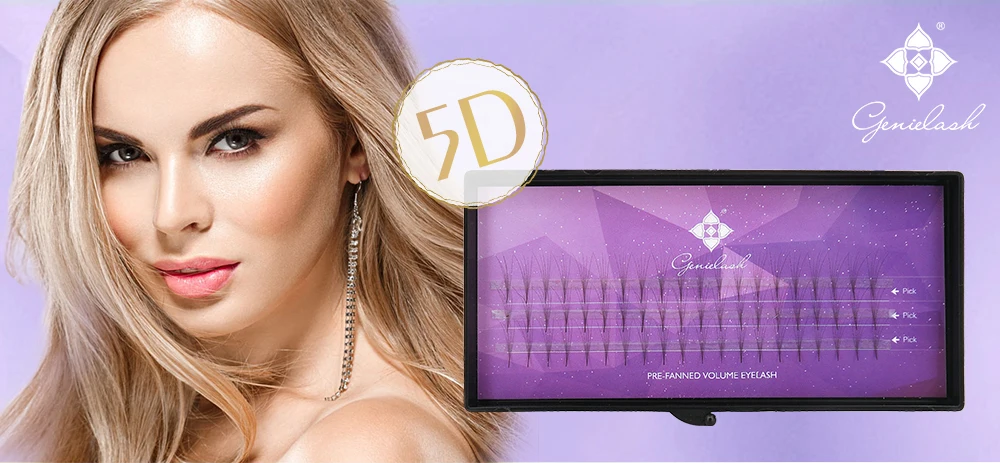 Genie 5D premade вентиляторы для увеличения объема Наращивание ресниц ресницы Связки без узелков скорость наращивания ресниц