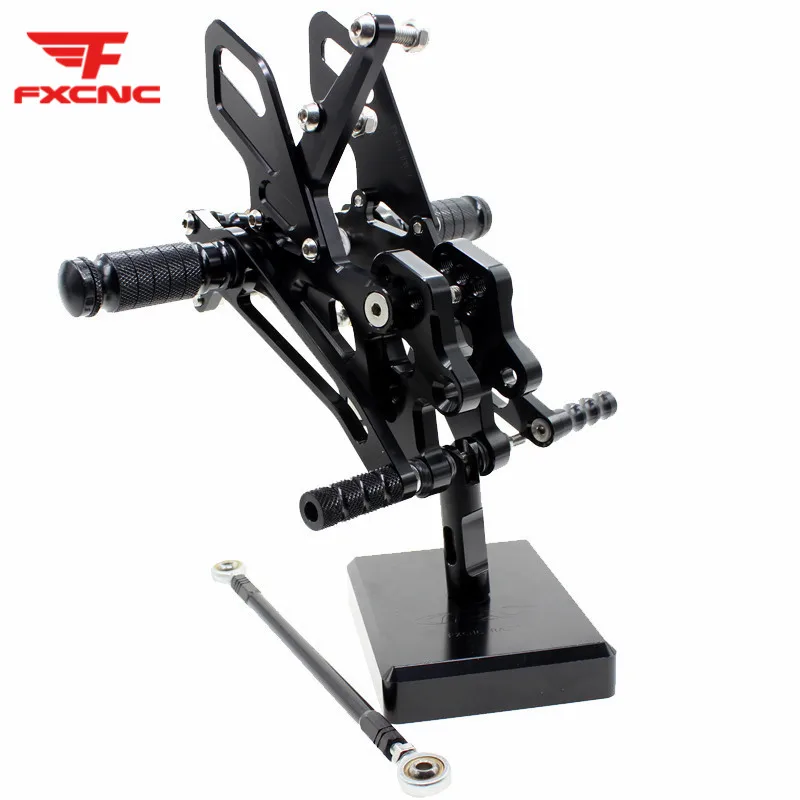 Задняя подставка для ног Kawasaki Zx10r Zx 10r 2004 2005 Cnc из алюминиевого сплава|Подставки