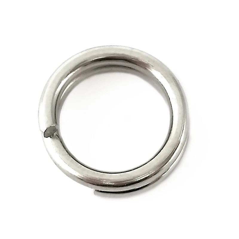 100 шт. нержавеющая сталь рыболовные Сплит Кольца соединитель приманка цельное