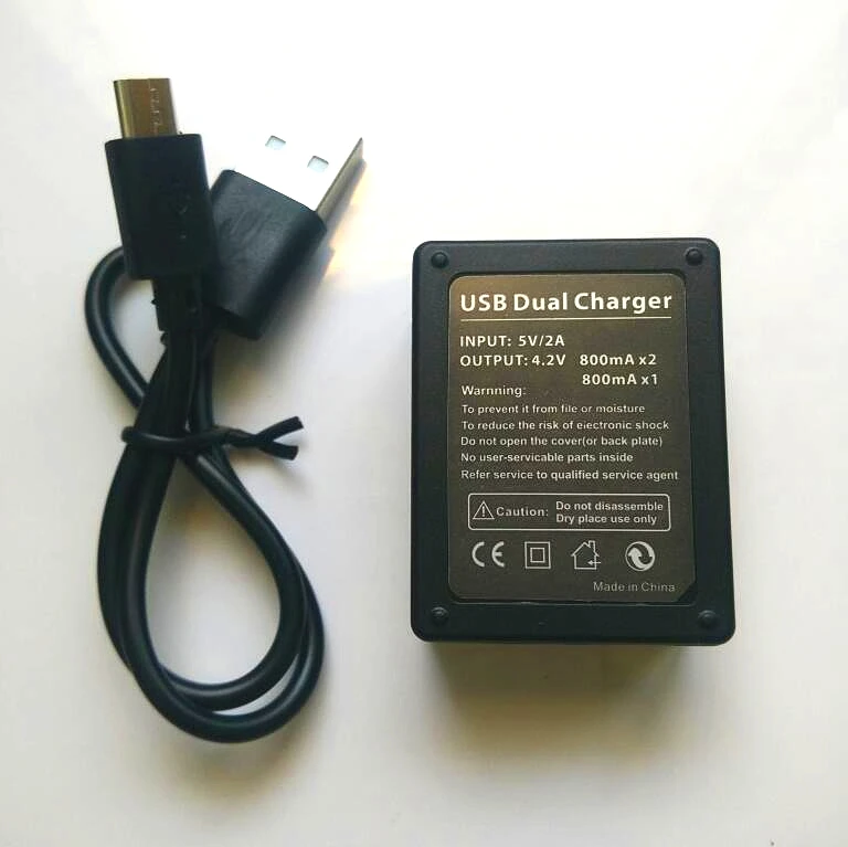 Для Gopro Hero 3 Батарея 3,7 V AHDBT-301 Hero3 батарея USB двойное зарядное устройство чехол батарея для GOPRO 3+ 302 аксессуары для экшн-камеры