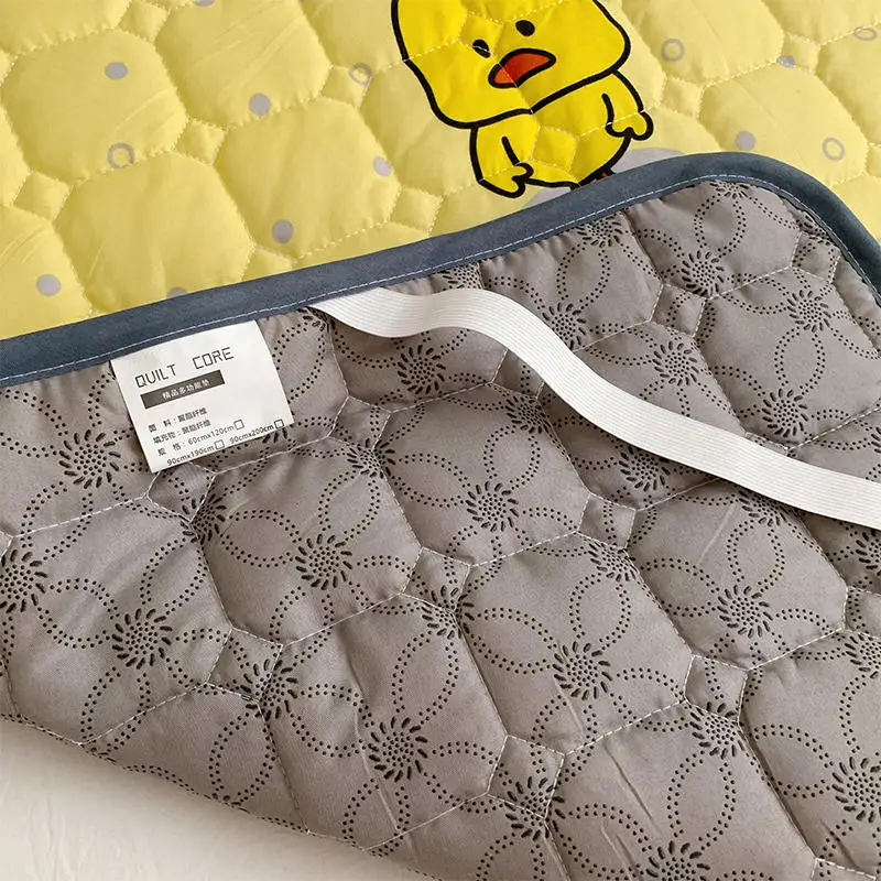 1 шт. матрас желтого цвета в мультяшном стиле|Наматрасники| |