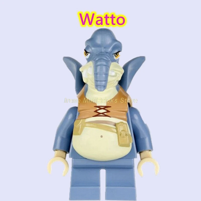 Watto Звездные войны, клон, штурмовик, Ewok Jabba Han Solo Leia, принцесса Дарт Вейдер, Звездные войны, игрушки для детей, строительные блоки, Звездные войны - Цвет: Watto