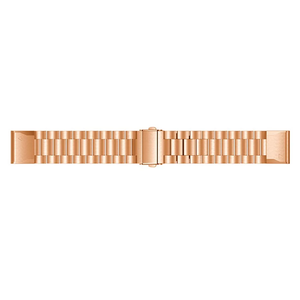 Rose Gold Сменный ремешок из нержавеющей стали для Garmin MARQ 5, стильные Смарт-часы, роскошный браслет, быстросъемный, легко подходит, 19May3 - Цвет: Rose Gold