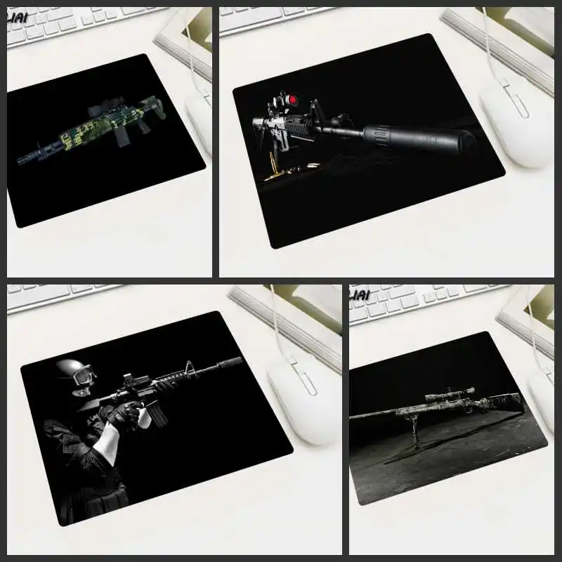 Коврик для мыши XGZ 22X18/25X20/29X25CM, стильный черный крутой коврик для мыши для геймеров Pubg, резиновый, прямоугольный, для ноутбука