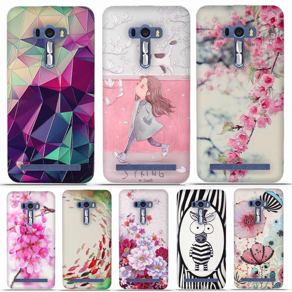 

Case for Asus Zenfone Selfie ZD551KL Case Cover Silicone 3D Painted Relief Soft TPU Cover for Asus Zenfone Selfie ZD551KL Cover