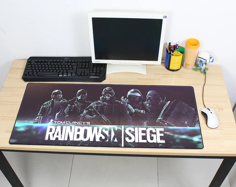 Rainbow Six Siege 900x400X3 мм супер большие коврики для мыши геймерские игровые коврики для мыши высококачественный Настольный коврик для куриного ужина Tapis De Souris