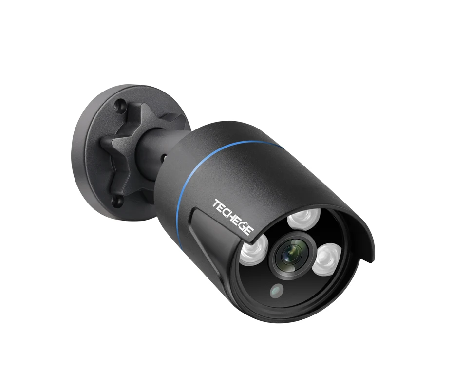 Techege H.265 1080P IP камера Аудио запись RTSP FTP Onvif HD 2MP Водонепроницаемый Открытый обнаружения движения DC 12 В или 48 В PoE опционально