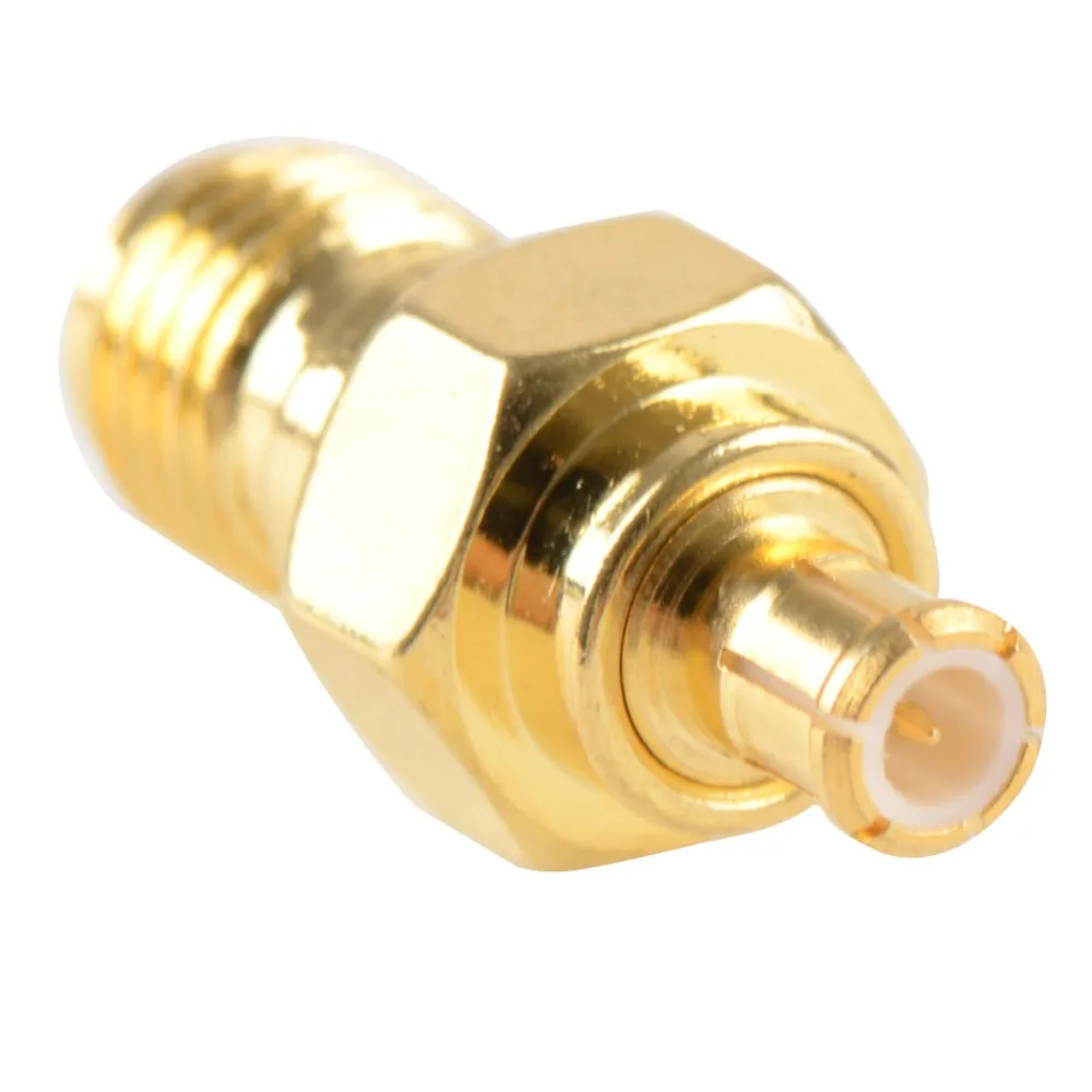 Новинка 1 шт. адаптер SMA Гнездовой разъем с золотым покрытием для MCX Male штекер РЧ