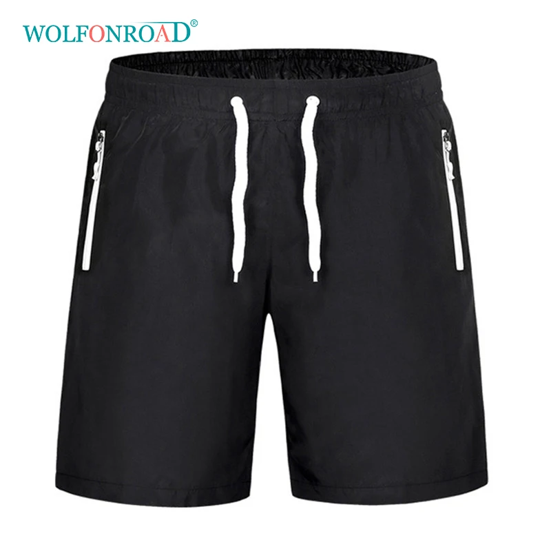 WOLFONROAD, летние мужские быстросохнущие пляжные шорты для бега, 6XL, спортивные мужские шорты для активного отдыха, кемпинга, спортзала, шорты, L-SSCF-16