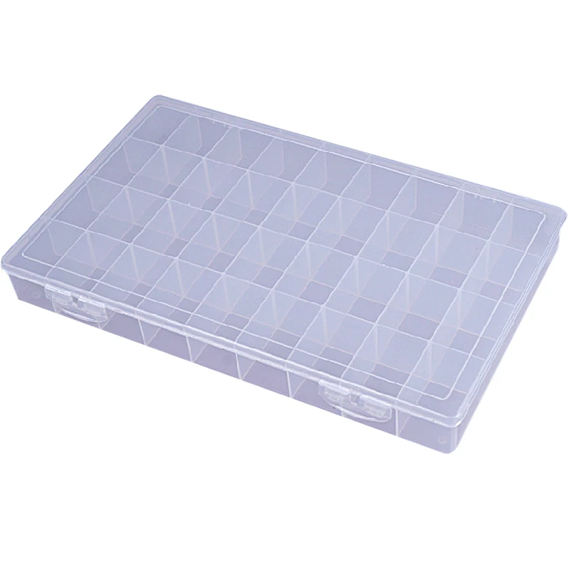 24/36/48 слотов Регулируемая ювелирные изделия ящик для хранения Чехол Ремесло