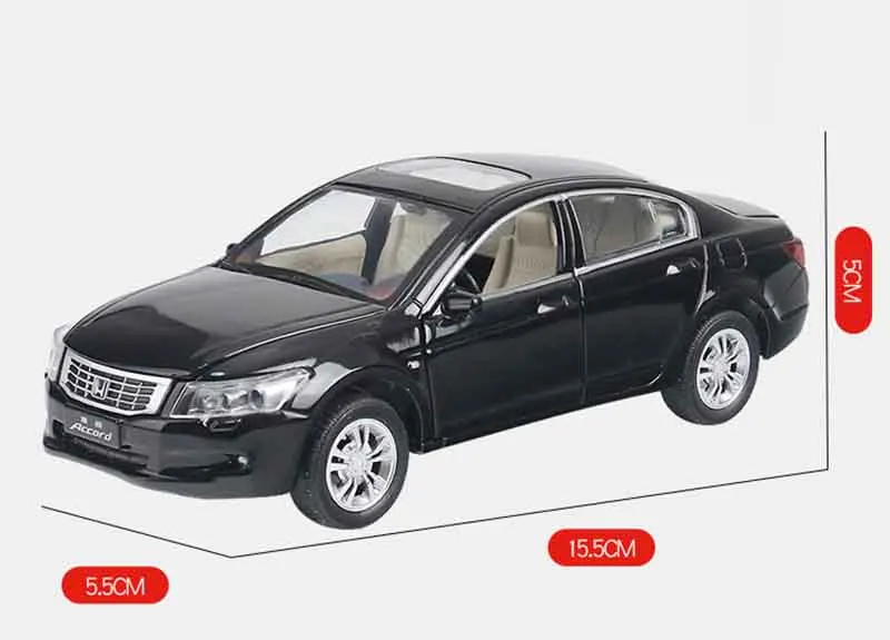 Игрушечные модели машин Honda Accord игрушечные со звуком литой под давлением| |