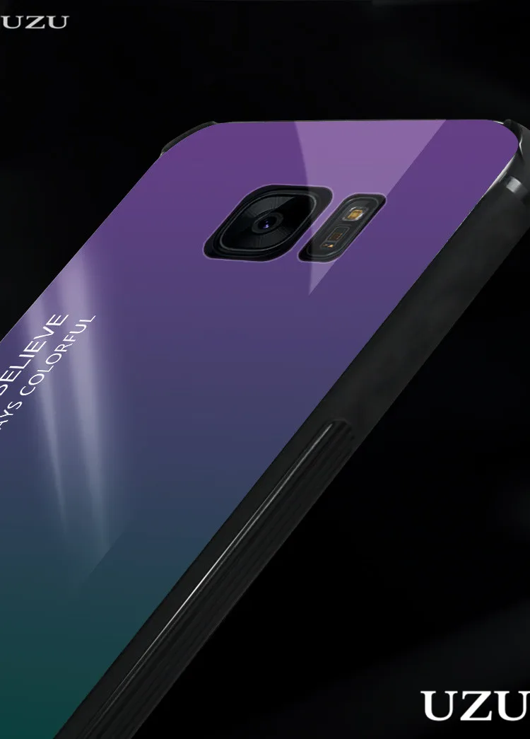 Жесткая задняя крышка из закаленного стекла для samsung J7 J5 J3 силиконовая рамка градиентный чехол для samsung J2 J5 J7 Prime чехол
