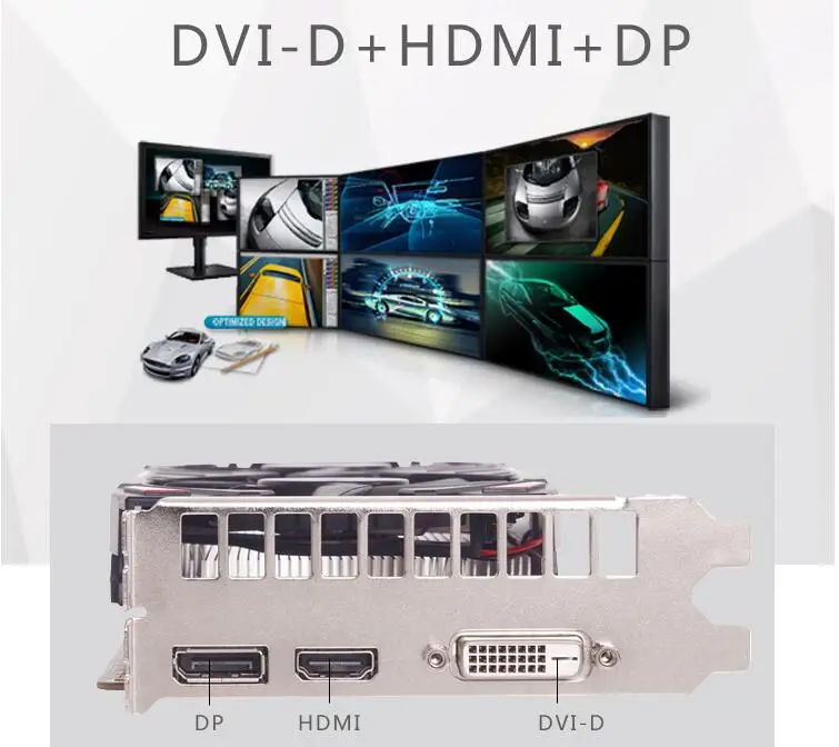 JYVGA Nvidia GTX750 video card 2G DDR5 graphics 128bit DirectX11 512SP HDMI/DVI/DP output 3 years warranty | Компьютеры и офис