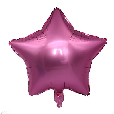 Новые металлические цветные фольгированные воздушные шары в форме сердца/звезды
