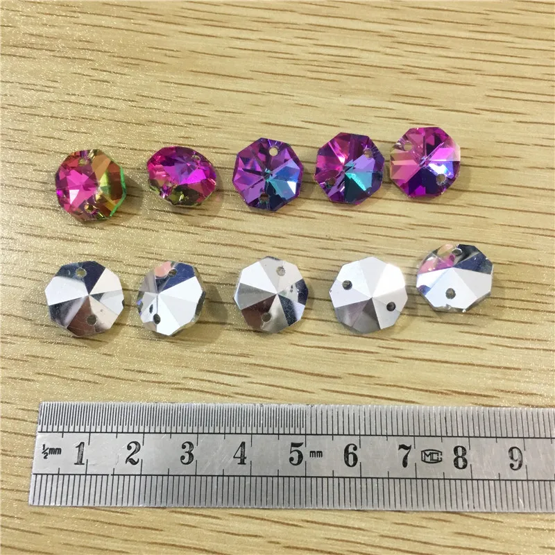 Горячая Распродажа 14 мм Хрустальные стеклянные призмы Восьмиугольные бусины