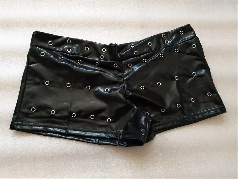 Женские Трусики-бикини сексуальное эротичное нижнее белье из искусственной кожи