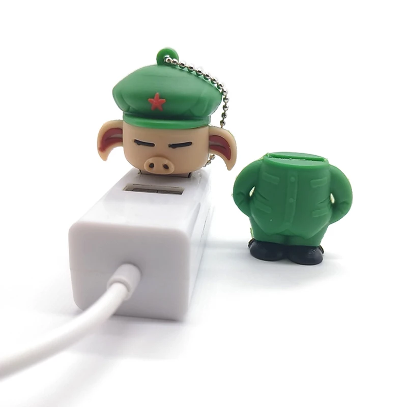Флешка Мультяшные свинки usb флеш накопитель 4 ГБ 8 16 32 64 реальная емкость карта