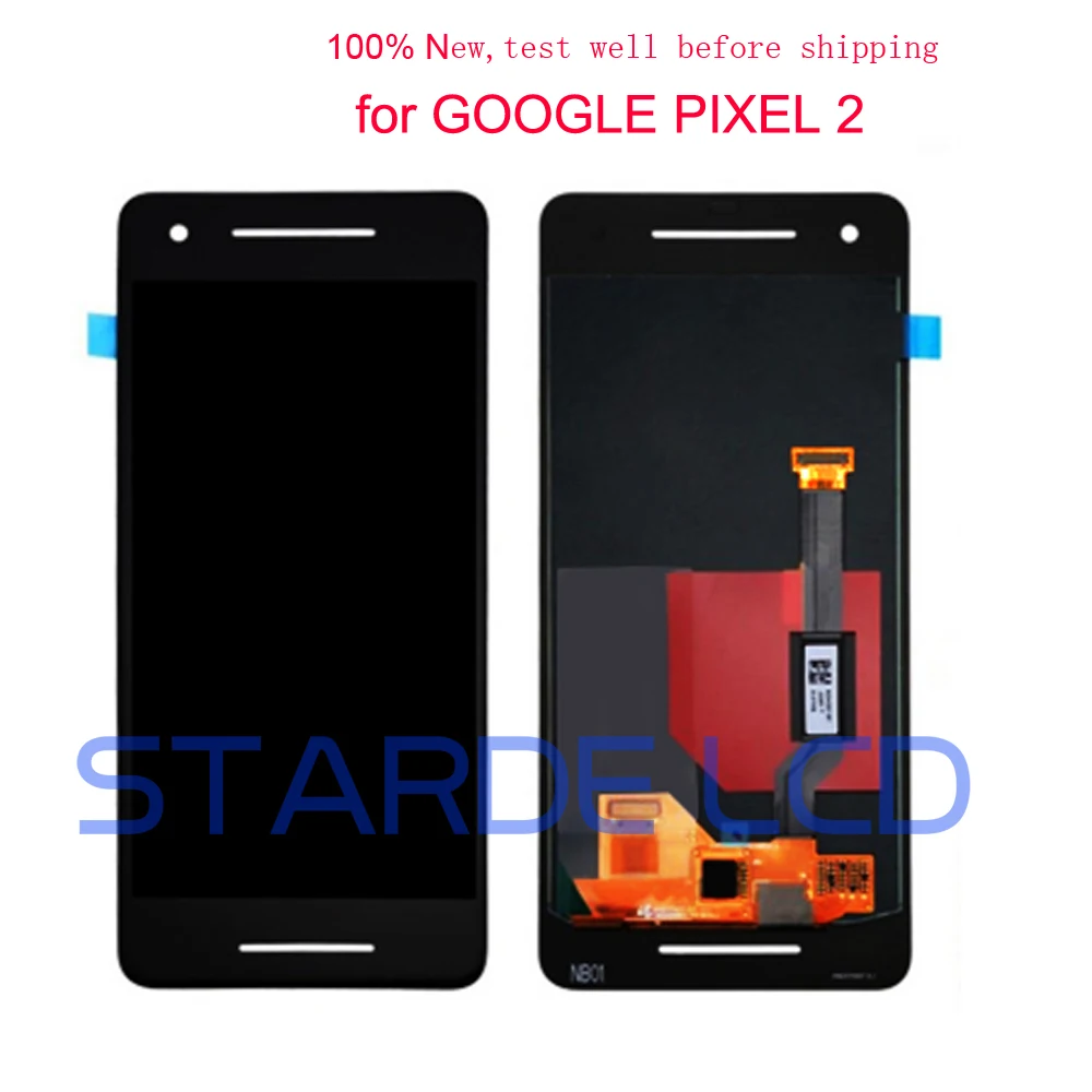 ЖК дисплей для 6 0 &quotGoogle Pixel 2 XL кодирующий преобразователь сенсорного экрана в