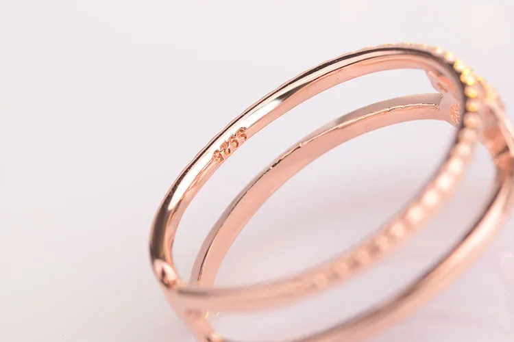 TJP модное женское кольцо принцессы с короной ювелирное изделие чистое серебро 925