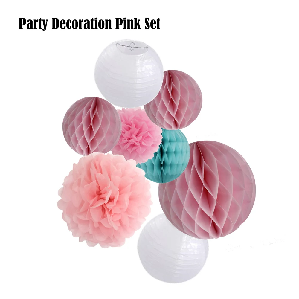 Горячая Распродажа 8 шт. цвет искусственной кожи фонари для детской вечеринки