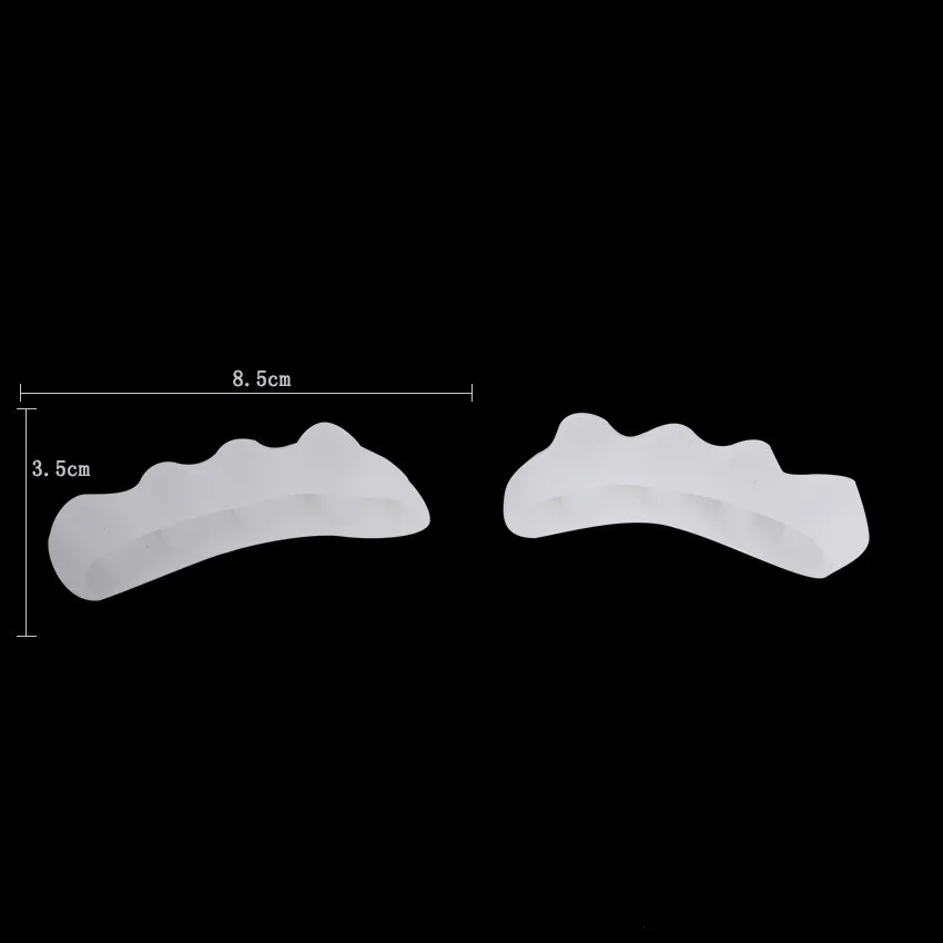 1 пара деформация скобы для пальца ноги сепаратор пересекающиеся пальцы лечение
