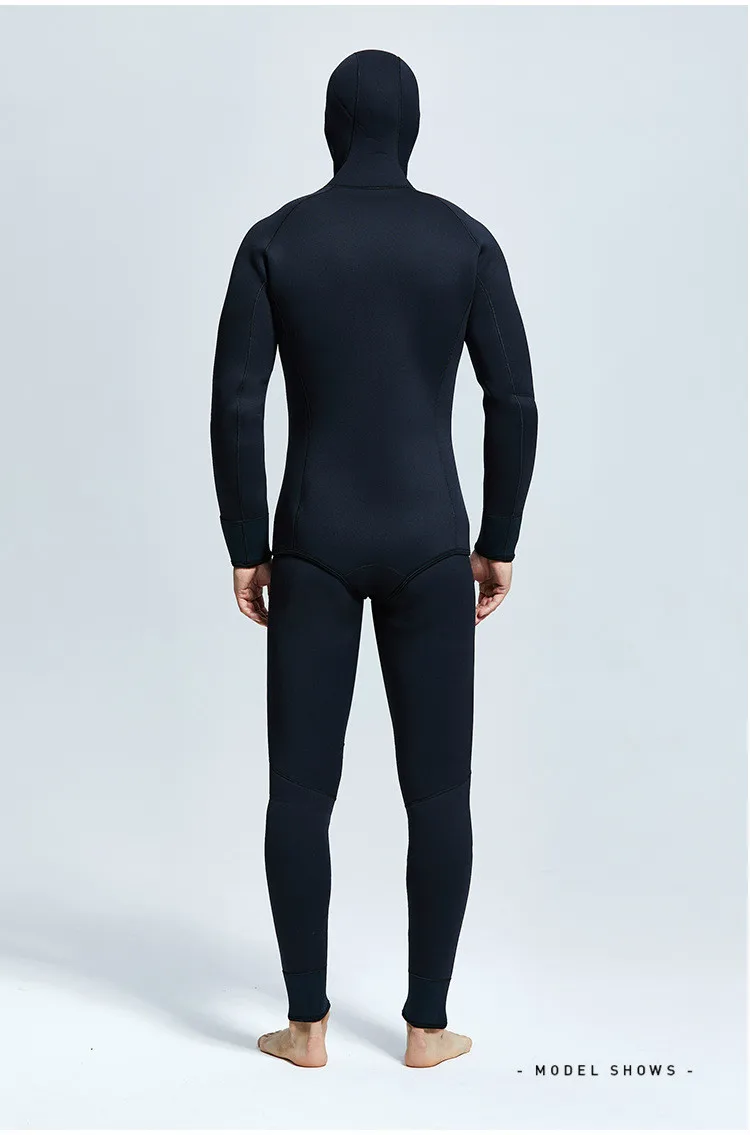 

7MM Men's Diving Suit Two Pieces Of Neoprene Nylon Scuba Diving Suit Waterproof Warm Diving Suit MY088 Size S-XXL