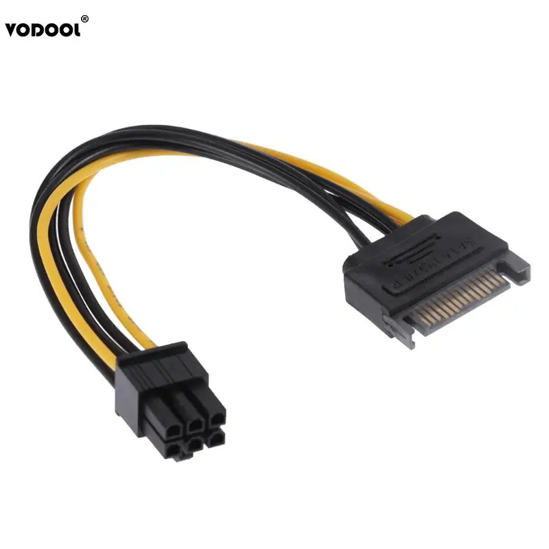 PCI E Express 1x к 16x расширитель переходника адаптера SATA 15Pin 6Pin кабель питания USB 3 0