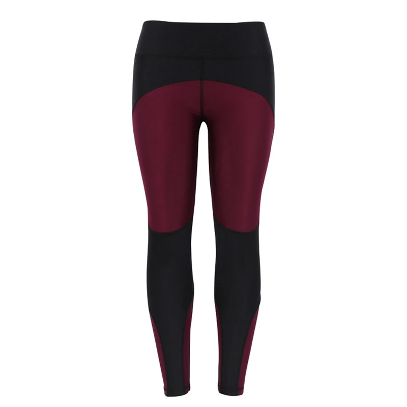 SALSPOR Women Patchwork Push Up Workout Leggings Elastic Slim Bodybuilding Leggins Female High Waist Quick Dry Legging | Женская одежда