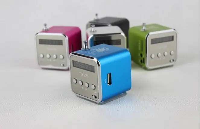 120 шт./лот портативный цифровой мини динамик звуковой бокс для MP3 MP4 ПК поддержка