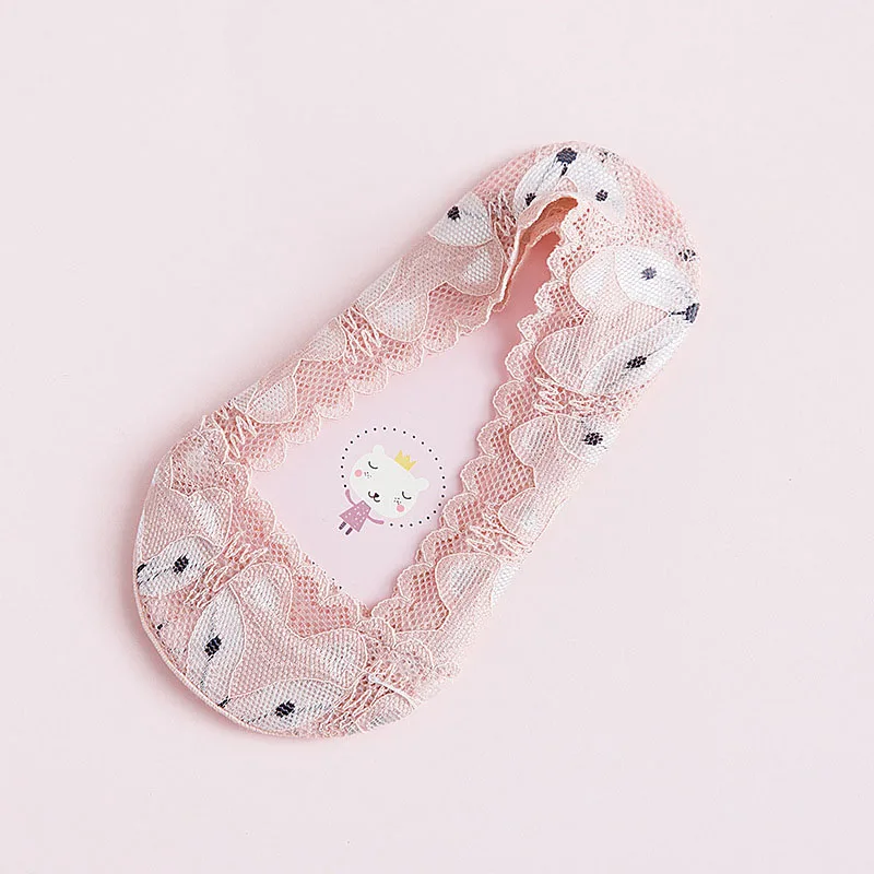 Милые носки для маленьких девочек с героями мультфильмов летние кружевные до