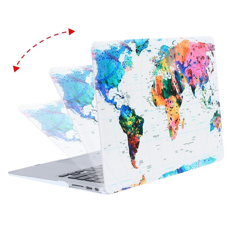 Чехол для ноутбука MOSISO для Apple MacBook Air Pro retina 11 12 13 15 жесткий чехол для ноутбука macbook Air 13+ чехол для клавиатуры