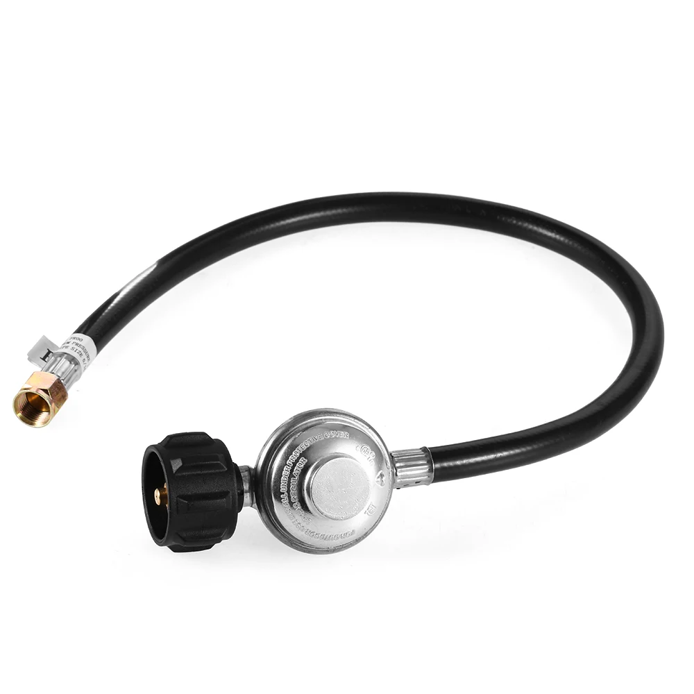 24 IINCH Пропан Регулятор для кемпинга плита QCC1/Тип-1 lpg-шланг с 3/8 ''Женский Flare