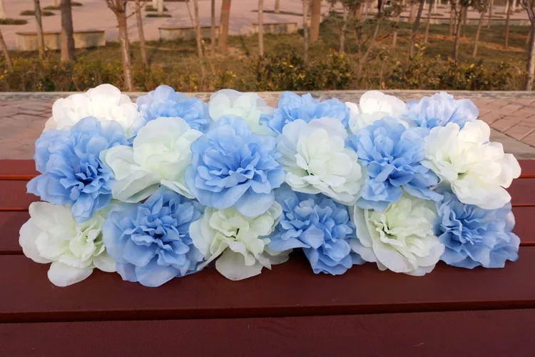 Искусственный цветок ряд арка свадебное украшение сценическая Вечеринка фон