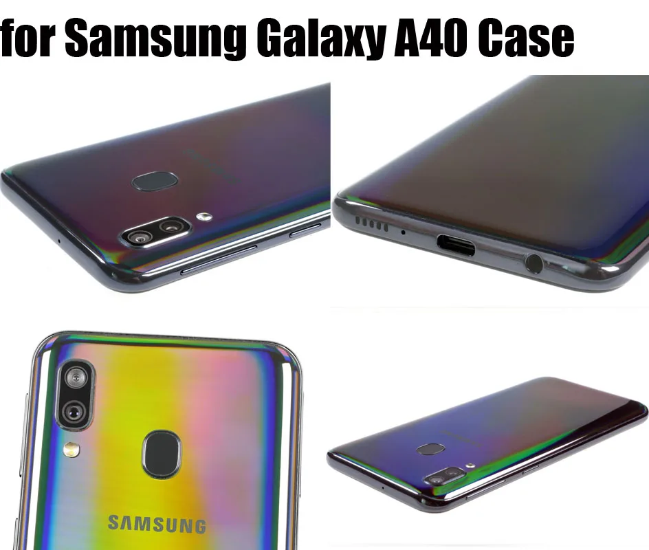 Чехол для samsung Galaxy A40, откидная подставка для зеркала заднего вида, чехол для телефона samsung Galaxy A40, чехол, Роскошный Жесткий Чехол A 40 A405 A405F
