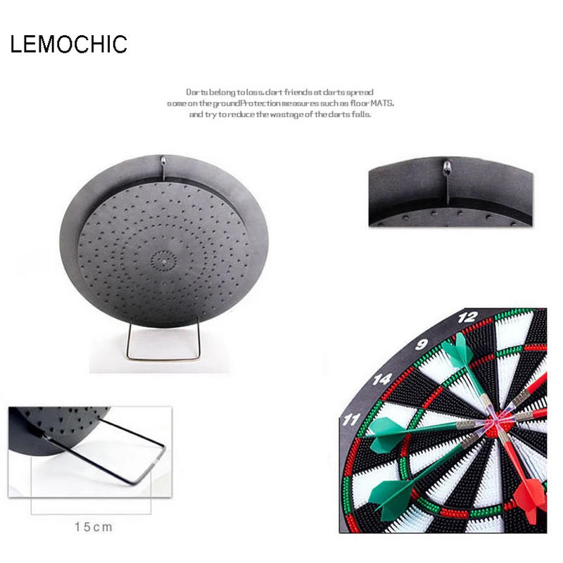 LEMOCHIC безопасная доска для игры в дартс высококлассная двухсторонняя