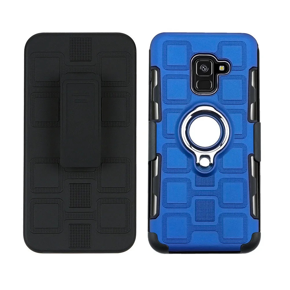 Прочный жесткий чехол для Samsung Galaxy S10e S8 S9 S10 Plus A8 A7 A9 2018 A3 A5 2017 кольцевой защитный |
