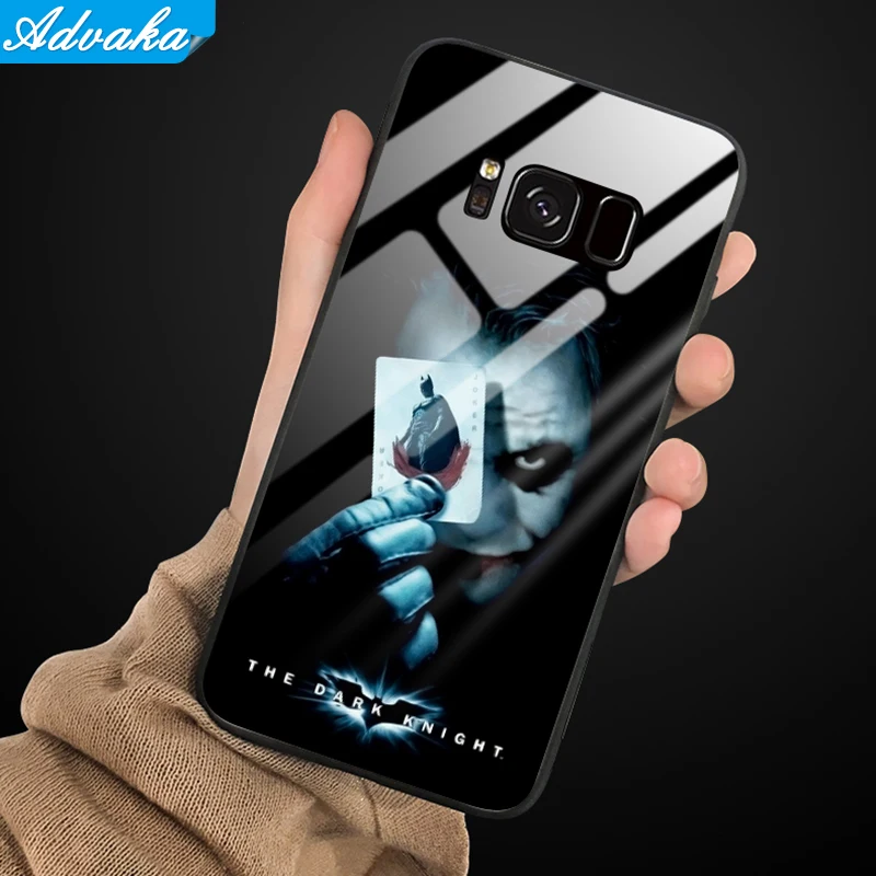 Advaka для samsung Note 8 Роскошный чехол из закаленного стекла для samsung Galaxy S8 S8 plus силиконовый бампер противоударный чехол для телефона
