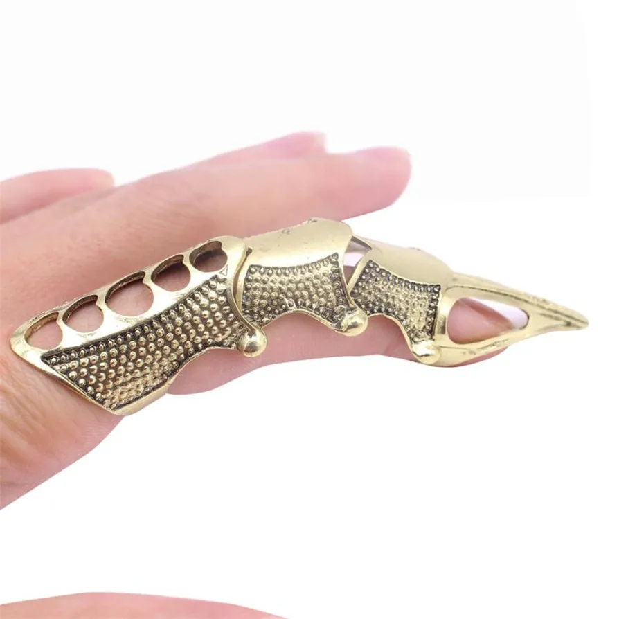 3 кольца цвета 2018 популярные модные панк рок прокрутка сустава бронежилет